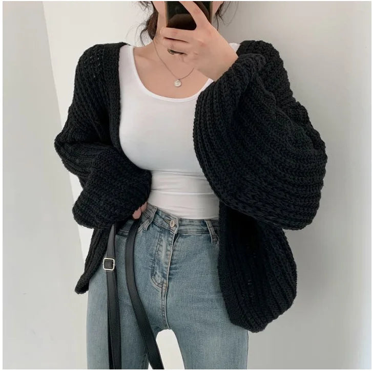 Vintage Cardigan Sweater Casual