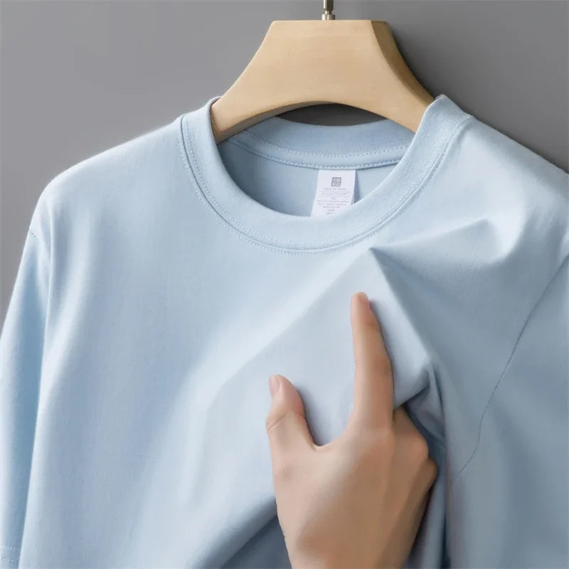 Men's Oversized Thick Round Neck T-shirt