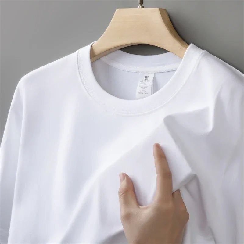 Men's Oversized Thick Round Neck T-shirt