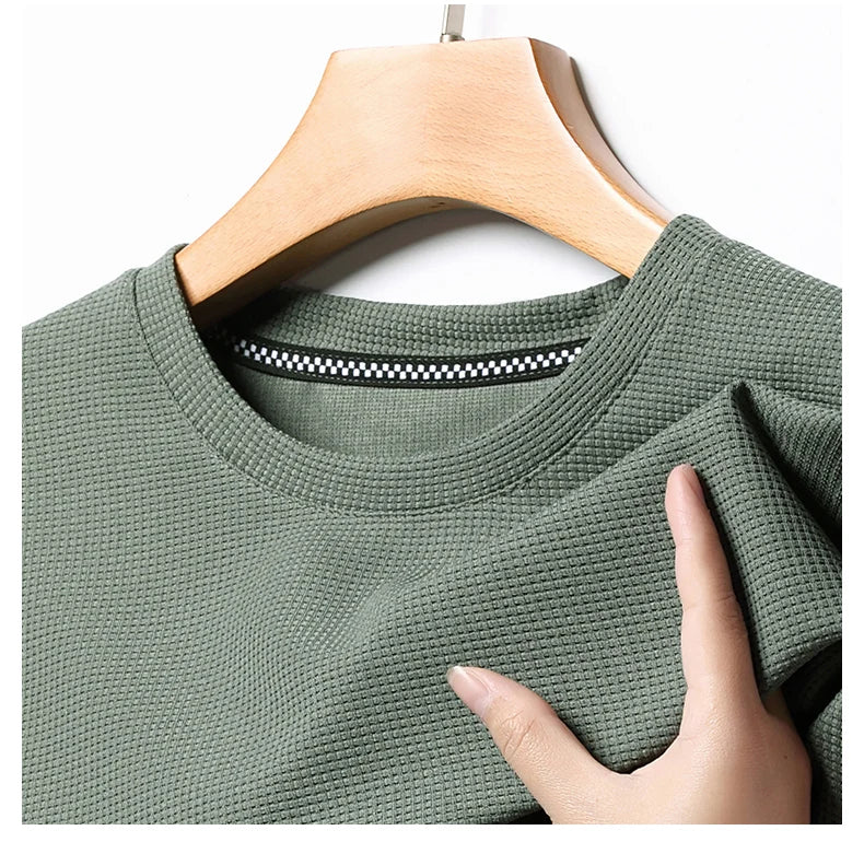 Round Neck Short Sleeved T-shirt for Men