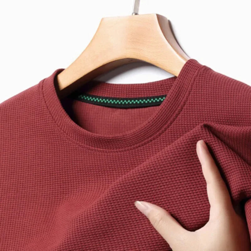 Round Neck Short Sleeved T-shirt for Men