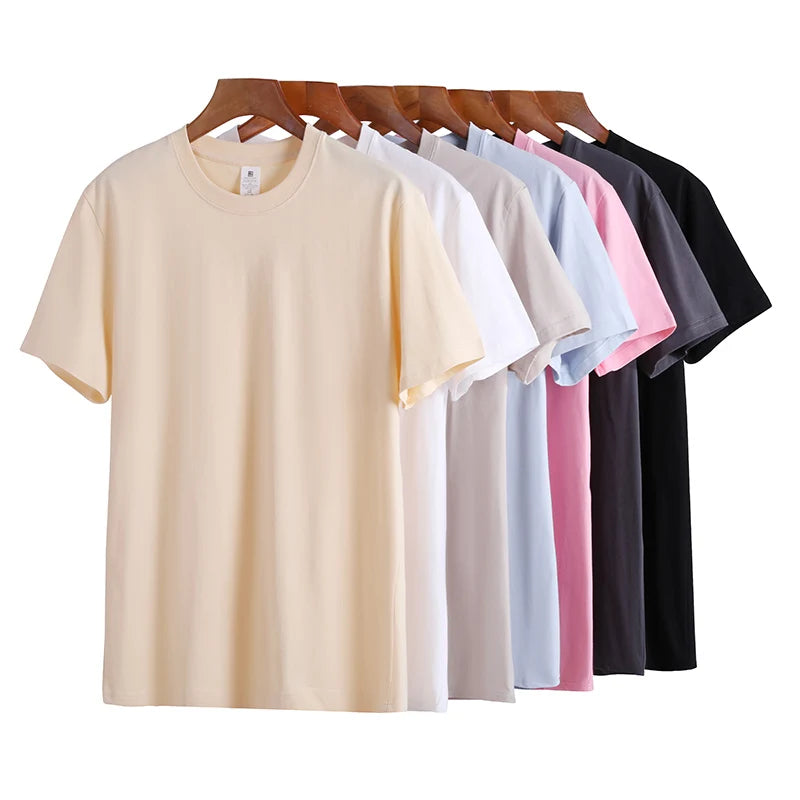 Men's Oversized Thick Round Neck T-shirt