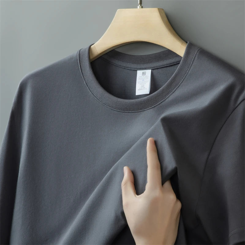 Men's Oversized Thick Round Neck T-shirt