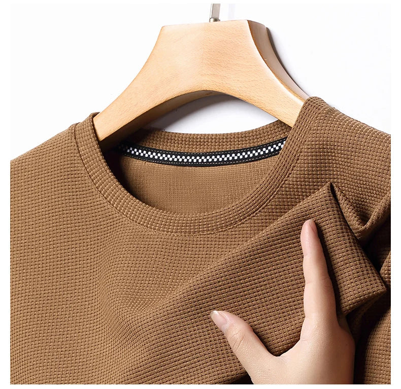 Round Neck Short Sleeved T-shirt for Men