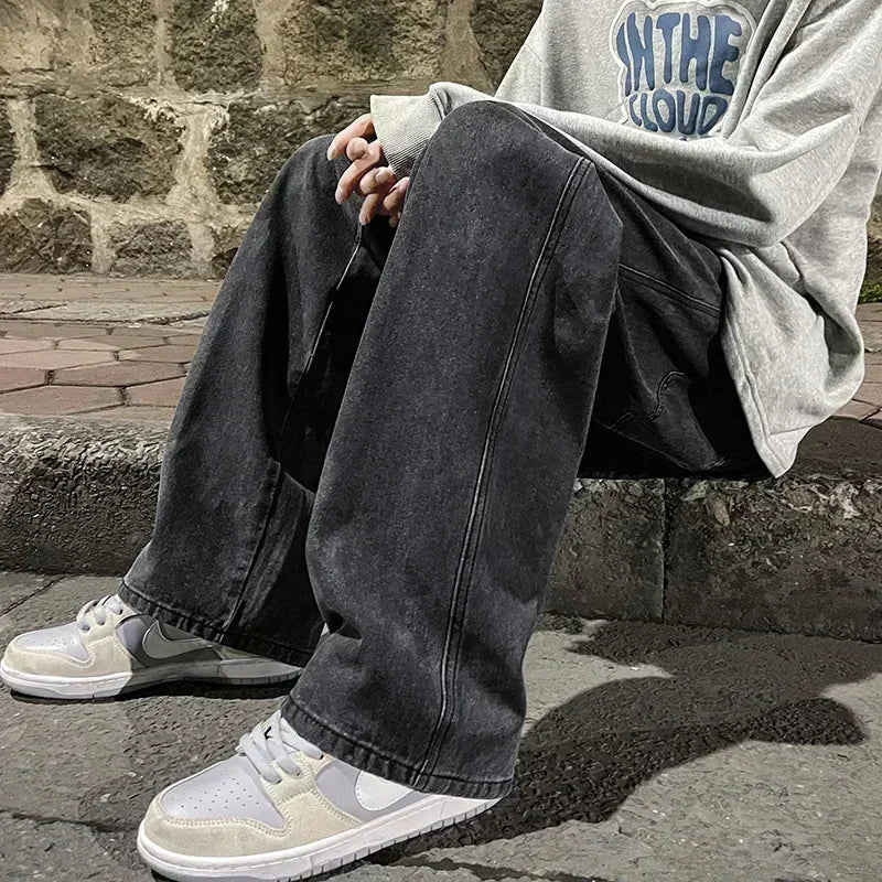 Men’s Loose Straight Wide Pants