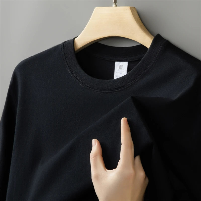 Men's Oversized Thick Round Neck T-shirt