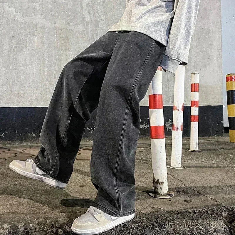 Men’s Loose Straight Wide Pants