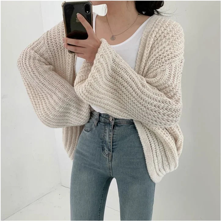 Vintage Cardigan Sweater Casual