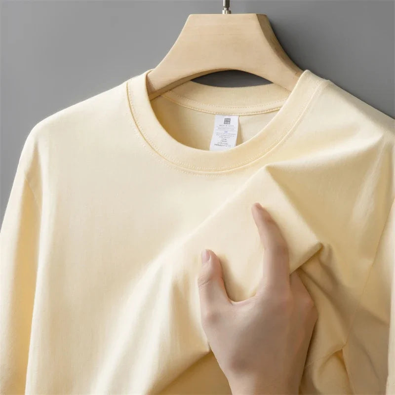 Men's Oversized Thick Round Neck T-shirt