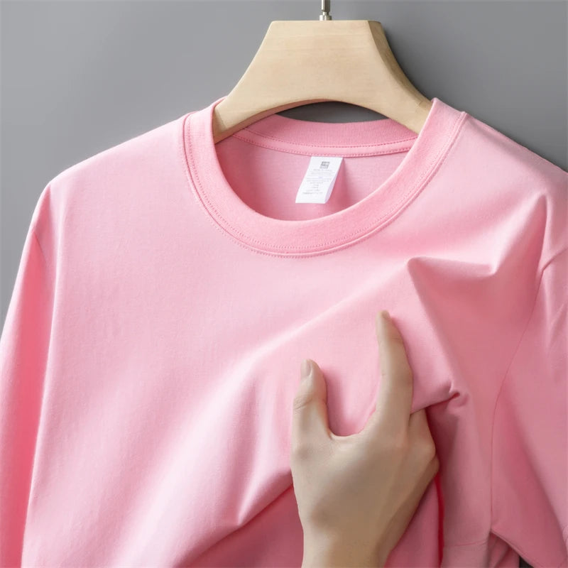Men's Oversized Thick Round Neck T-shirt