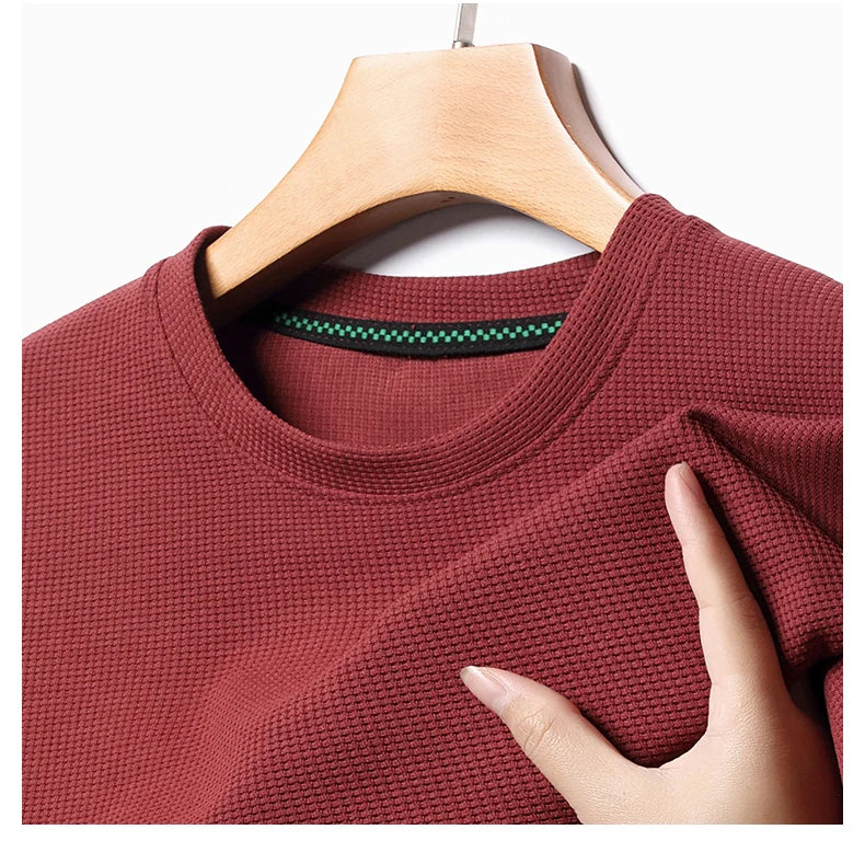 Round Neck Short Sleeved T-shirt for Men