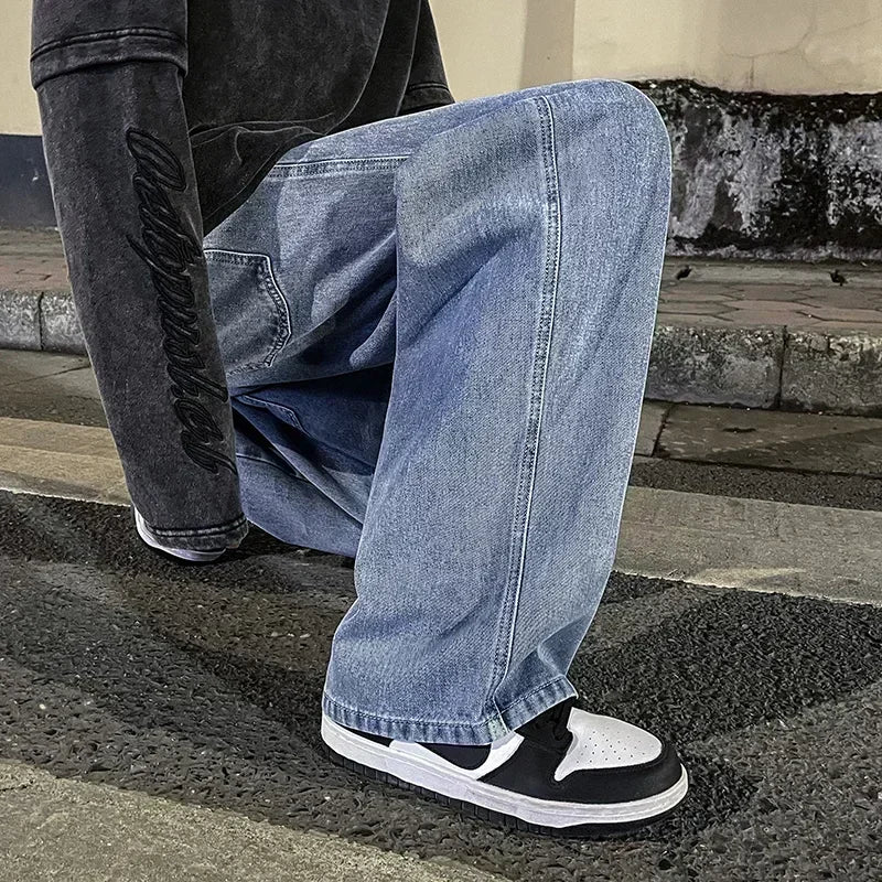 Men’s Loose Straight Wide Pants