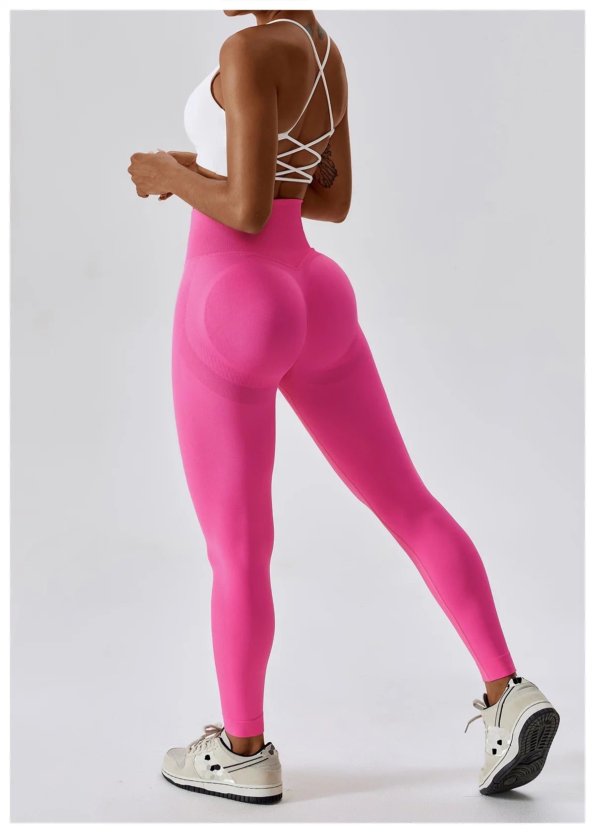 Women Fitness Running High Waist Slim Push Up Sport Scrunch Butt Legging