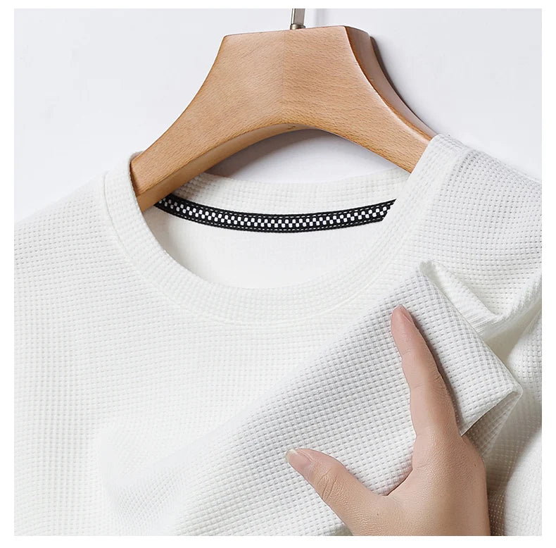 Round Neck Short Sleeved T-shirt for Men