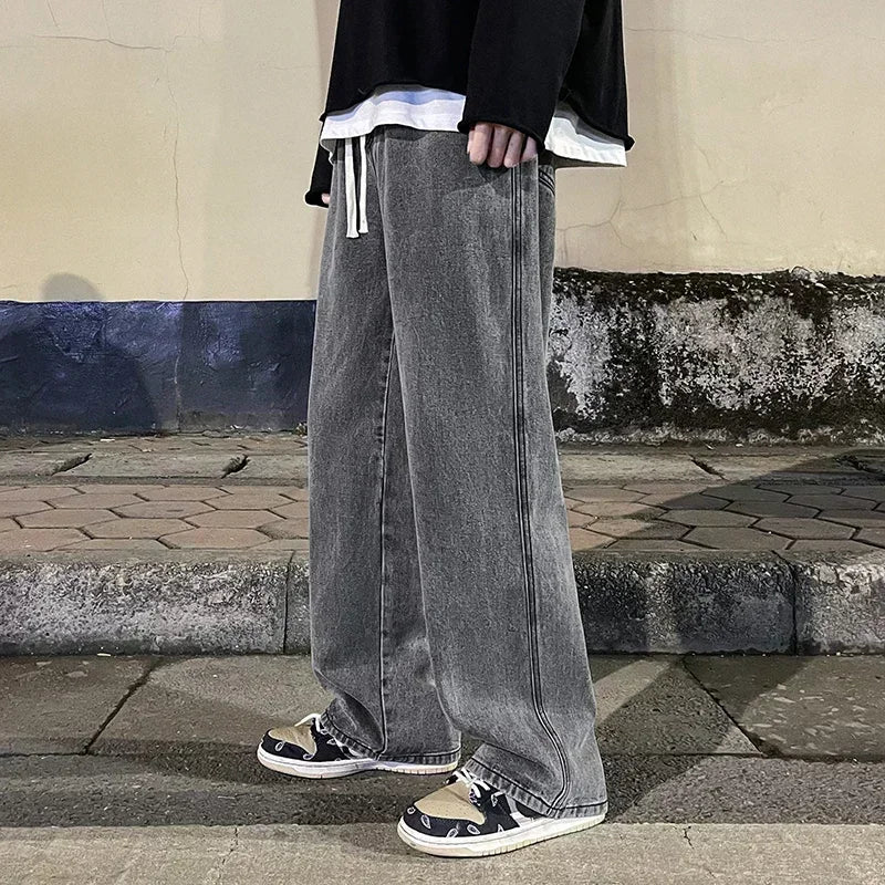 Men’s Loose Straight Wide Pants