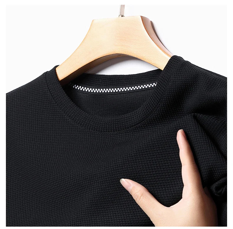 Round Neck Short Sleeved T-shirt for Men