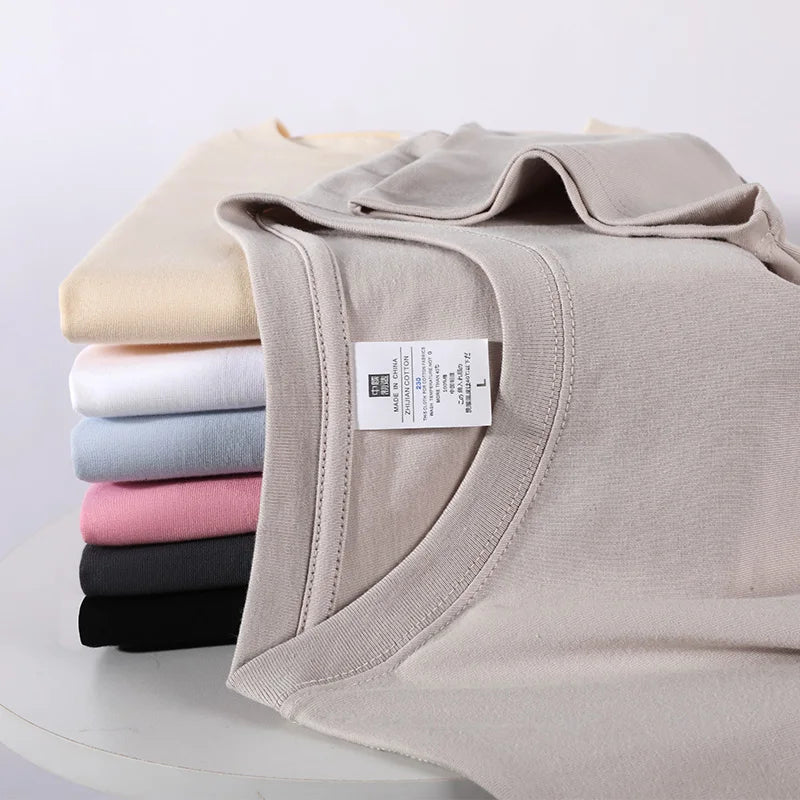 Men's Oversized Thick Round Neck T-shirt