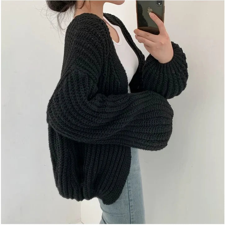 Vintage Cardigan Sweater Casual
