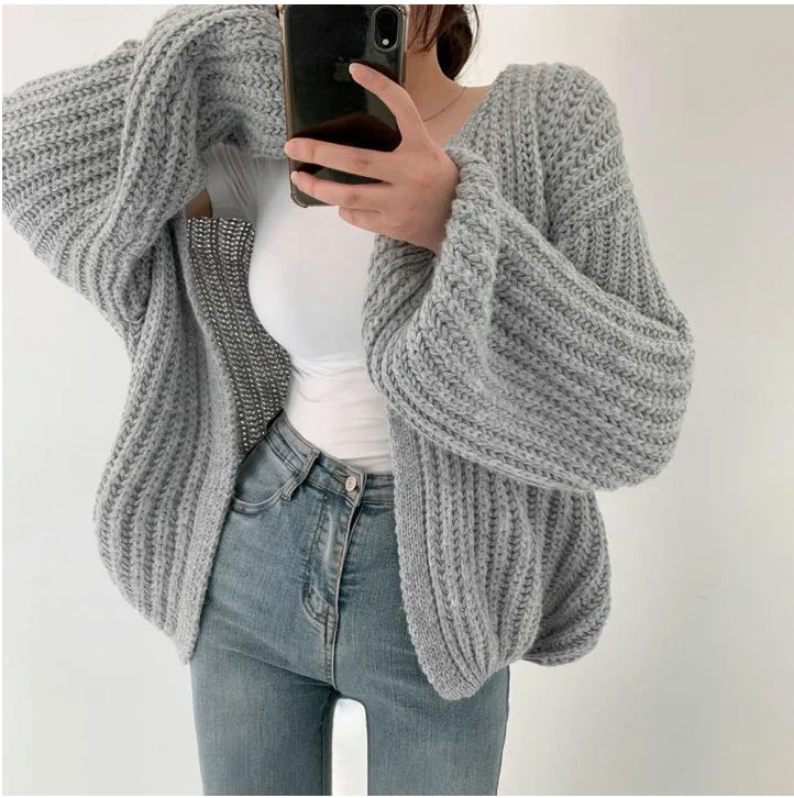 Vintage Cardigan Sweater Casual
