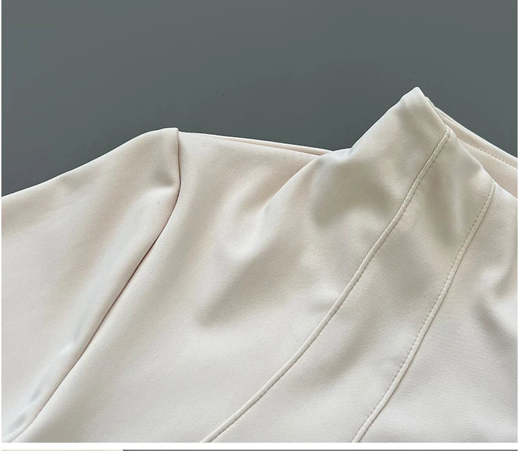 Slim-Fit Zippe Long Sleeve Breathable Quick Dry Stand Up Collar for Women
