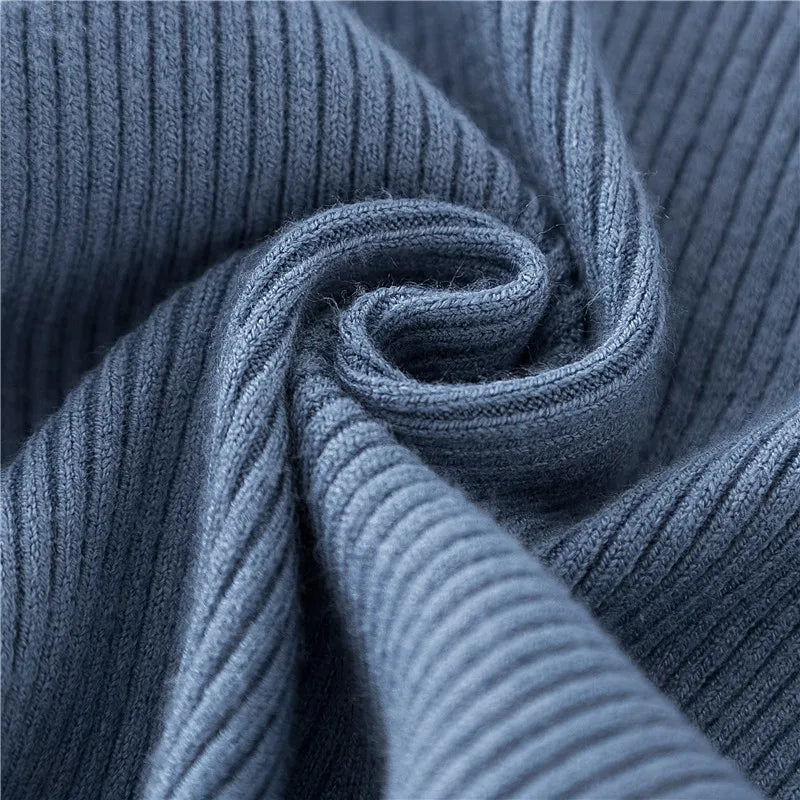 Women Turtleneck Sweater Knitted Soft Pullovers Cashmere Jumpers Top