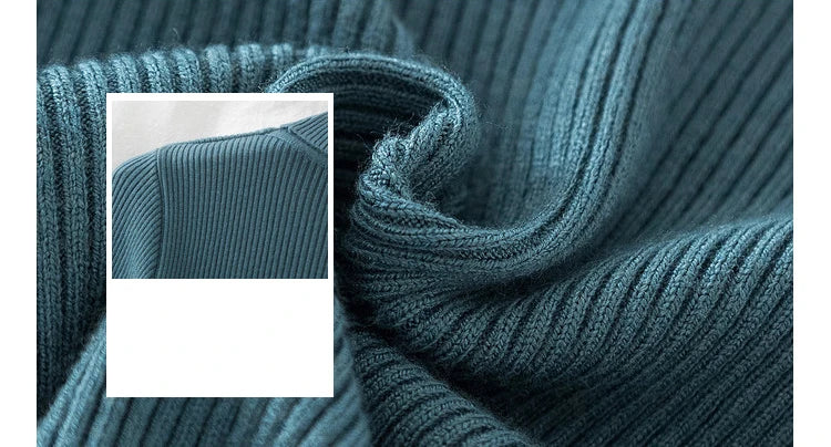 Women Turtleneck Sweater Knitted Soft Pullovers Cashmere Jumpers Top