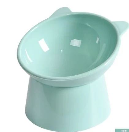 Pet feeding bowl Diagonal neck guard bowl
