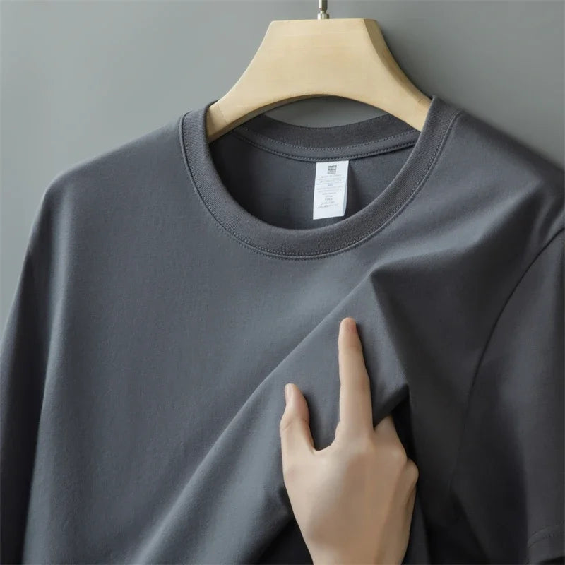 Men's Oversized Thick Round Neck T-shirt
