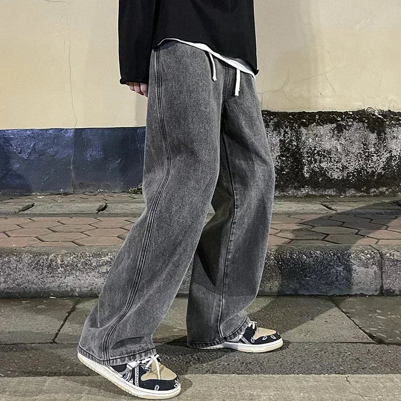 Men’s Loose Straight Wide Pants