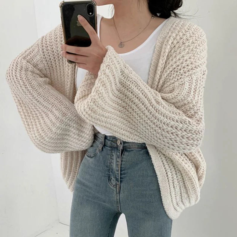 Vintage Cardigan Sweater Casual