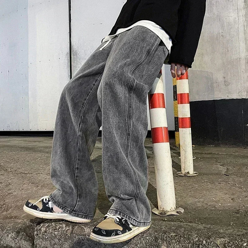 Men’s Loose Straight Wide Pants