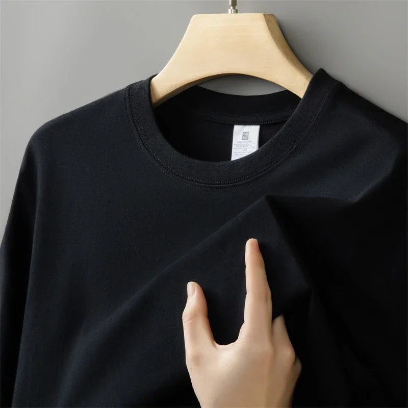 Men's Oversized Thick Round Neck T-shirt