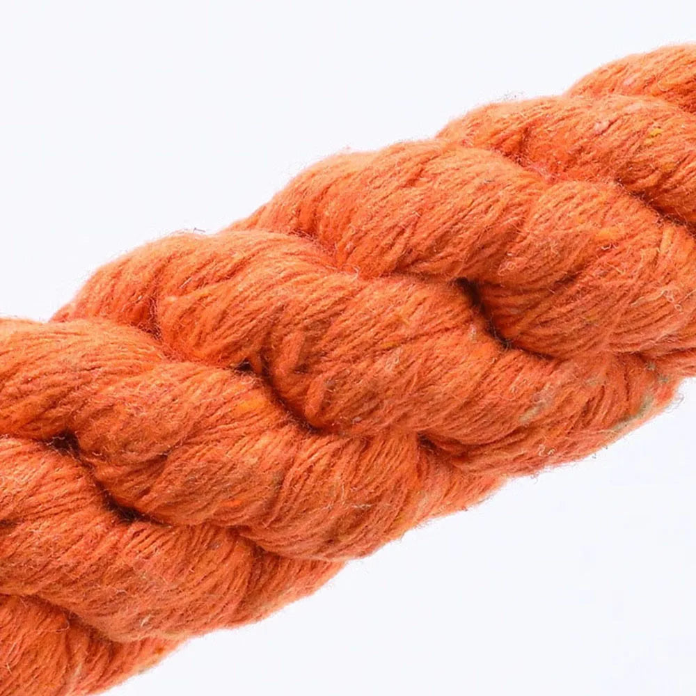 1Pcs Carrot Safe Durable Braided Dog Chew Toys Puppy Molar Cleaning Teeth Cotton Rope